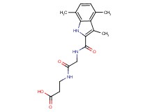 N-[(3,4,7-trimethyl-1H-indol-2-yl)carbonyl]glycyl-beta-alanine