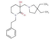 3-[(3,3-diethylpyrrolidin-1-yl)methyl]-3-hydroxy-1-(2-phenylethyl)piperidin-2-one