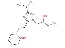1-{2-[1-(2-hydroxybutyl)-3-isopropyl-1H-1,2,4-triazol-5-yl]ethyl}piperidin-2-one
