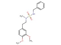 N'-benzyl-N-[2-(3,4-dimethoxyphenyl)ethyl]-N-methylsulfamide