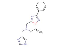 N-(1H-imidazol-4-ylmethyl)-N-[(3-phenyl-1,2,4-oxadiazol-5-yl)methyl]prop-2-en-1-amine