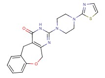 2-[4-(1,3-thiazol-2-yl)piperazin-1-yl]-5,11-dihydro[1]benzoxepino[3,4-d]pyrimidin-4(3H)-one