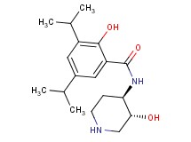 2-hydroxy-N-[rel-(3R,4R)-3-hydroxy-4-piperidinyl]-3,5-diisopropylbenzamide hydrochloride