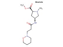 methyl (2S,4S)-1-methyl-4-{[3-(1,2-oxazinan-2-yl)propanoyl]amino}pyrrolidine-2-carboxylate