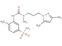 3-({[[3-(3,5-dimethyl-1H-pyrazol-1-yl)propyl](methyl)amino]carbonyl}amino)-4-methylbenzenesulfonamide