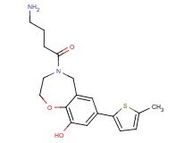 4-(4-aminobutanoyl)-7-(5-methyl-2-thienyl)-2,3,4,5-tetrahydro-1,4-benzoxazepin-9-ol hydrochloride