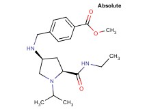 methyl 4-[({(3S,5S)-5-[(ethylamino)carbonyl]-1-isopropyl-3-pyrrolidinyl}amino)methyl]benzoate