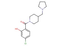 5-chloro-2-{[4-(pyrrolidin-1-ylmethyl)piperidin-1-yl]carbonyl}phenol