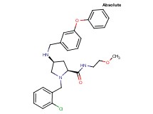 (4S)-1-(2-chlorobenzyl)-N-(2-methoxyethyl)-4-[(3-phenoxybenzyl)amino]-L-prolinamide