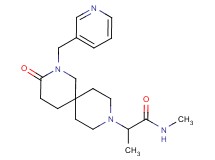 N-methyl-2-[3-oxo-2-(3-pyridinylmethyl)-2,9-diazaspiro[5.5]undec-9-yl]propanamide