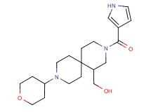 [3-(1H-pyrrol-3-ylcarbonyl)-9-(tetrahydro-2H-pyran-4-yl)-3,9-diazaspiro[5.5]undec-1-yl]methanol