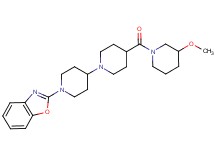 1'-(1,3-benzoxazol-2-yl)-4-[(3-methoxy-1-piperidinyl)carbonyl]-1,4'-bipiperidine
