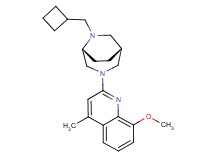 2-[(1R*,5R*)-6-(cyclobutylmethyl)-3,6-diazabicyclo[3.2.2]non-3-yl]-8-methoxy-4-methylquinoline