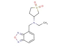 (2,1,3-benzoxadiazol-4-ylmethyl)(1,1-dioxidotetrahydro-3-thienyl)ethylamine