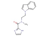 N-[2-(1H-indol-1-yl)ethyl]-N-methyl-1H-imidazole-2-carboxamide