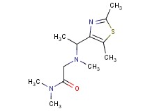 N~2~-[1-(2,5-dimethyl-1,3-thiazol-4-yl)ethyl]-N~1~,N~1~,N~2~-trimethylglycinamide
