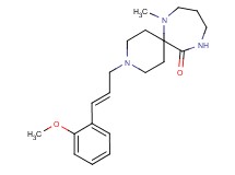 3-[(2E)-3-(2-methoxyphenyl)prop-2-en-1-yl]-7-methyl-3,7,11-triazaspiro[5.6]dodecan-12-one