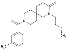 2-(2-methoxyethyl)-9-(3-methylbenzoyl)-2,9-diazaspiro[5.5]undecan-3-one