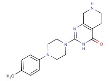 2-[4-(4-methylphenyl)-1-piperazinyl]-5,6,7,8-tetrahydropyrido[3,4-d]pyrimidin-4(3H)-one dihydrochloride