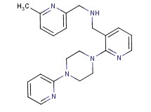 1-(6-methyl-2-pyridinyl)-N-({2-[4-(2-pyridinyl)-1-piperazinyl]-3-pyridinyl}methyl)methanamine