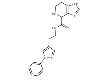 N-[2-(1-phenyl-1H-pyrazol-4-yl)ethyl]-4,5,6,7-tetrahydro-1H-imidazo[4,5-c]pyridine-4-carboxamide dihydrochloride