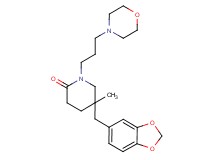 5-(1,3-benzodioxol-5-ylmethyl)-5-methyl-1-(3-morpholin-4-ylpropyl)piperidin-2-one