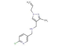 1-(1-allyl-3-methyl-1H-pyrazol-4-yl)-N-[(6-chloropyridin-3-yl)methyl]methanamine
