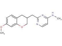 2-[(7-methoxy-3,4-dihydro-2H-chromen-3-yl)methyl]-N-methylpyrimidin-4-amine