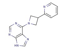 6-[3-(2-pyridinyl)-1-azetidinyl]-9H-purine