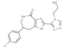 7-(4-chlorophenyl)-2-(4-propyl-4H-1,2,4-triazol-3-yl)-5,6,7,8-tetrahydroimidazo[4,5-c]azepin-4(1H)-one
