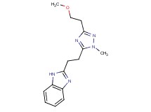 2-{2-[3-(2-methoxyethyl)-1-methyl-1H-1,2,4-triazol-5-yl]ethyl}-1H-benzimidazole