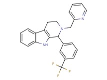 2-(2-pyridinylmethyl)-1-[3-(trifluoromethyl)phenyl]-2,3,4,9-tetrahydro-1H-beta-carboline