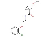 N-[2-(2-chlorophenoxy)ethyl]-1-(methoxymethyl)cyclopropanecarboxamide