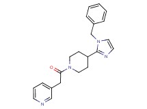 3-{2-[4-(1-benzyl-1H-imidazol-2-yl)piperidin-1-yl]-2-oxoethyl}pyridine