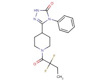 5-[1-(2,2-difluorobutanoyl)piperidin-4-yl]-4-phenyl-2,4-dihydro-3H-1,2,4-triazol-3-one
