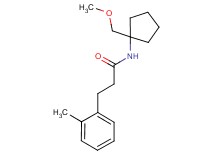 N-[1-(methoxymethyl)cyclopentyl]-3-(2-methylphenyl)propanamide