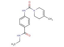 N-{4-[(ethylamino)carbonyl]phenyl}-4-methyl-3,6-dihydropyridine-1(2H)-carboxamide