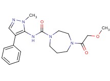 4-(methoxyacetyl)-N-(1-methyl-4-phenyl-1H-pyrazol-5-yl)-1,4-diazepane-1-carboxamide