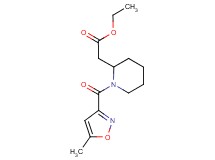 ethyl {1-[(5-methyl-3-isoxazolyl)carbonyl]-2-piperidinyl}acetate