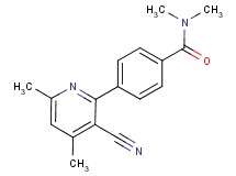 4-(3-cyano-4,6-dimethylpyridin-2-yl)-N,N-dimethylbenzamide