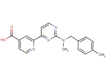 2-{2-[methyl(4-methylbenzyl)amino]pyrimidin-4-yl}isonicotinic acid
