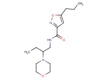 N-[2-(4-morpholinyl)butyl]-5-propyl-3-isoxazolecarboxamide