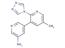 5'-methyl-2'-(4H-1,2,4-triazol-4-yl)-3,3'-bipyridin-5-amine