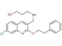 3-({[7-chloro-2-(2-phenylethoxy)-3-quinolinyl]methyl}amino)-1-propanol