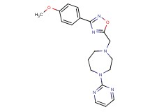 1-{[3-(4-methoxyphenyl)-1,2,4-oxadiazol-5-yl]methyl}-4-(2-pyrimidinyl)-1,4-diazepane