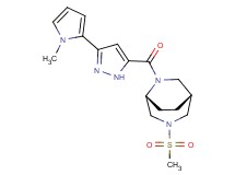 (1R*,5R*)-6-{[3-(1-methyl-1H-pyrrol-2-yl)-1H-pyrazol-5-yl]carbonyl}-3-(methylsulfonyl)-3,6-diazabicyclo[3.2.2]nonane