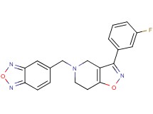5-{[3-(3-fluorophenyl)-6,7-dihydroisoxazolo[4,5-c]pyridin-5(4H)-yl]methyl}-2,1,3-benzoxadiazole