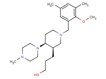 3-[(3R*,4S*)-1-(2-methoxy-3,5-dimethylbenzyl)-4-(4-methylpiperazin-1-yl)piperidin-3-yl]propan-1-ol