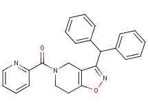 3-(diphenylmethyl)-5-(2-pyridinylcarbonyl)-4,5,6,7-tetrahydroisoxazolo[4,5-c]pyridine