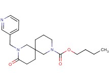 butyl 9-oxo-8-(3-pyridinylmethyl)-2,8-diazaspiro[5.5]undecane-2-carboxylate
